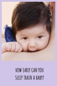 There is a lot of controversial information available on when it is safe and appropriate to sleep train a baby. I n this article I explain what the earliest age is to sleep train and other factors to consider before starting.