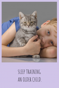 Most people think sleep training is for babies and toddlers, but I’m noticing increasingly more elementary school-aged children needing sleep training help.  Today we'll talk about how you can approach sleep training an older child.