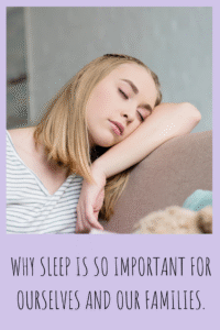 importance of sleep for families;